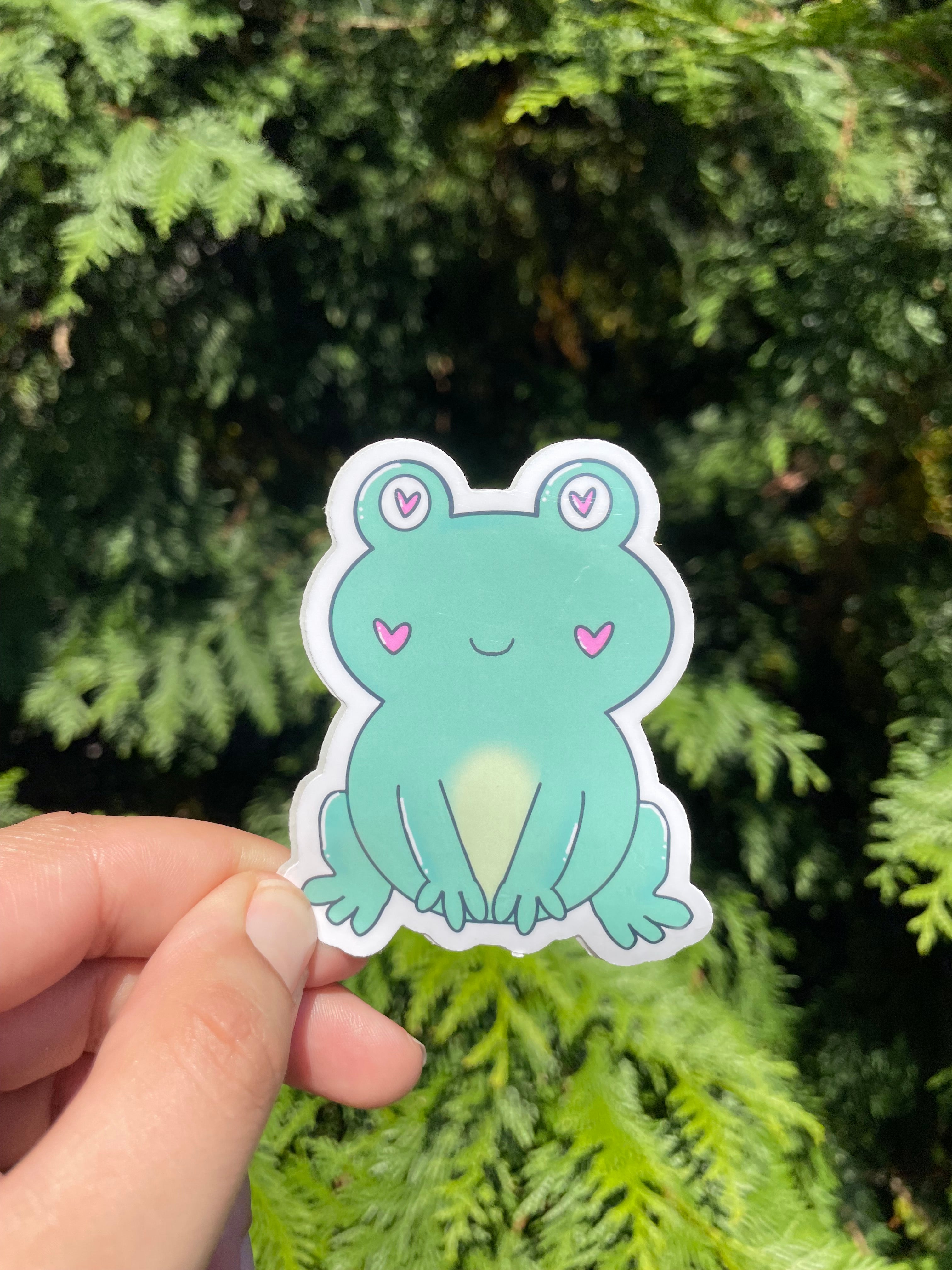 Cute Frog Sticker