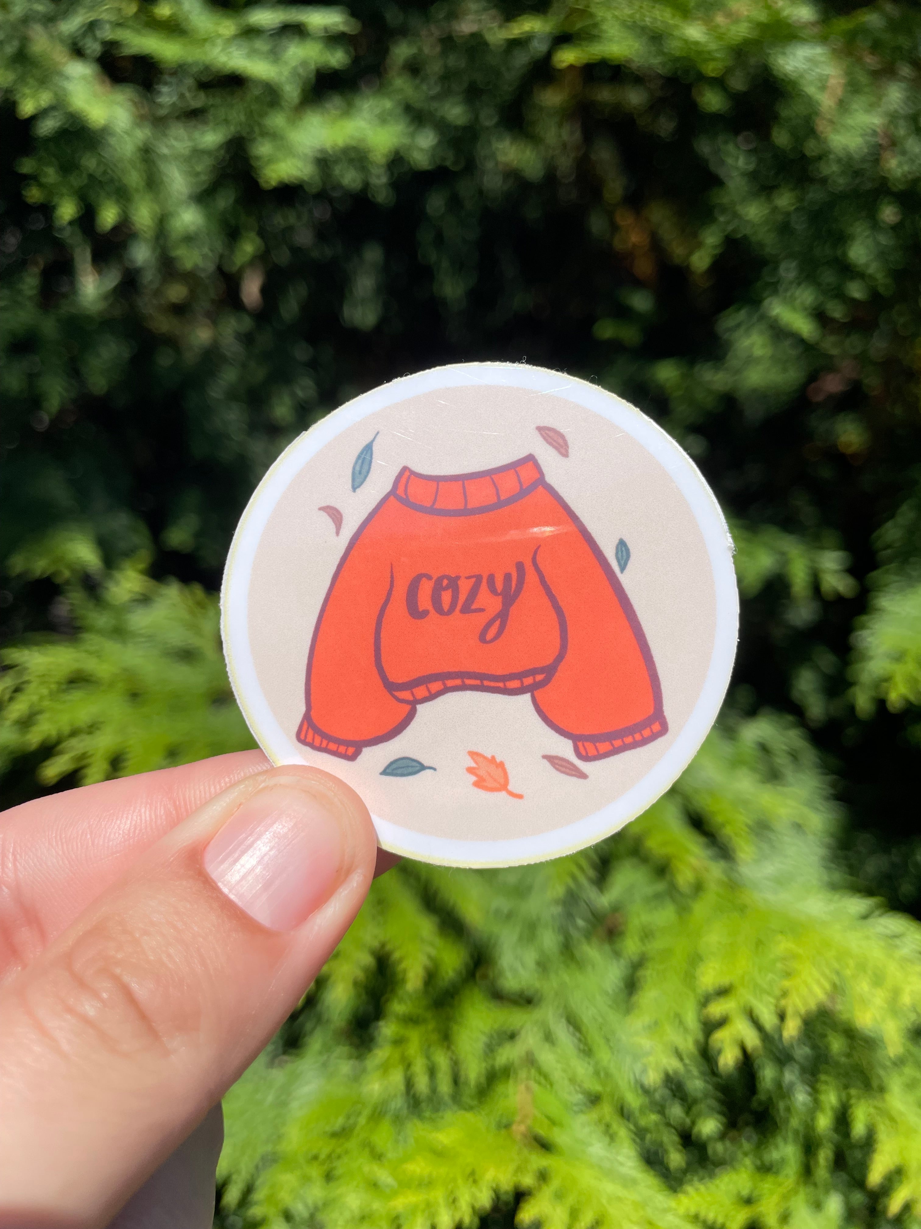 Cozy Sweater Sticker