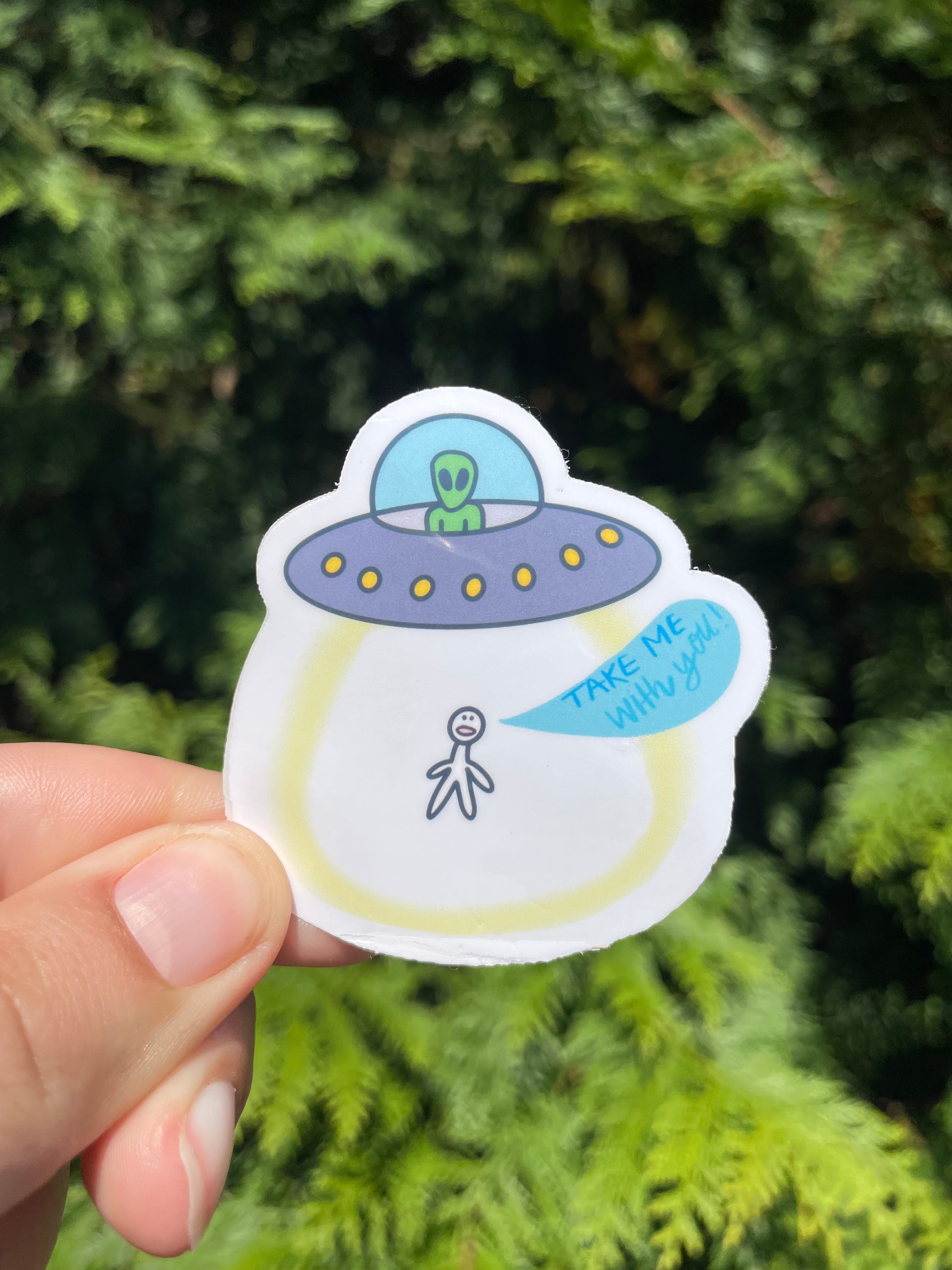 UFO Sticker