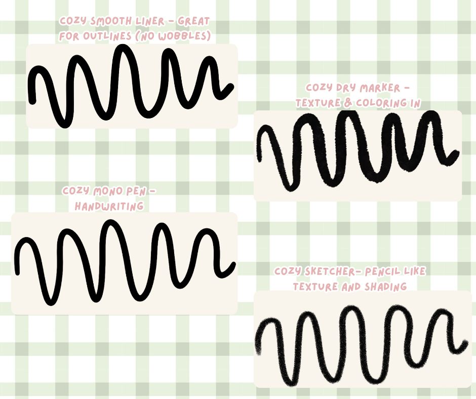 The Cozy Lilypad Brush Set for Procreate | Sticker Art Brush Essentials