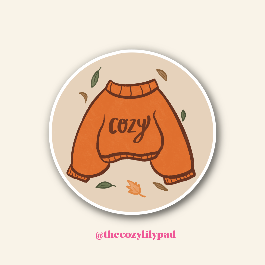 Cozy Sweater Sticker