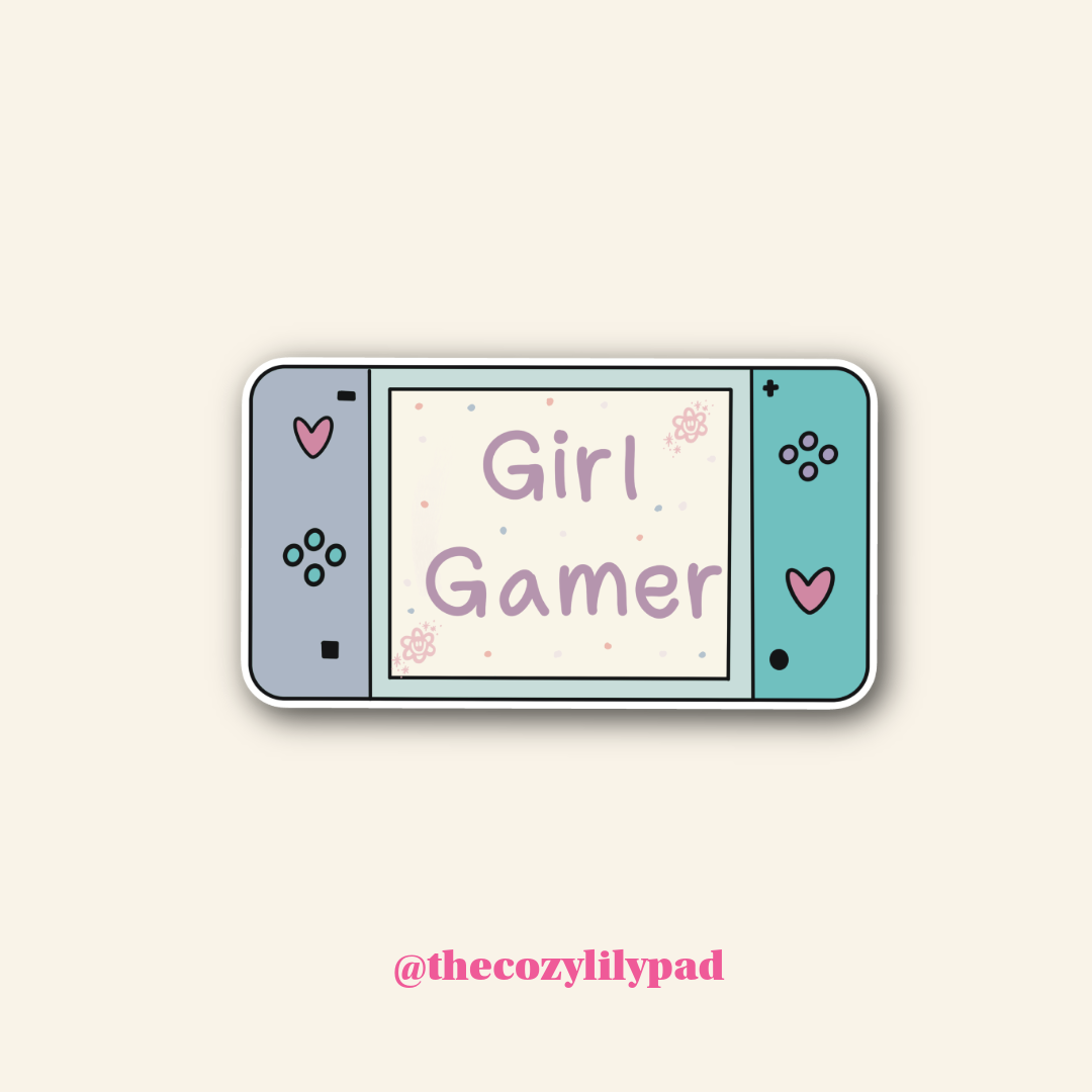 Girl Gamer Sticker