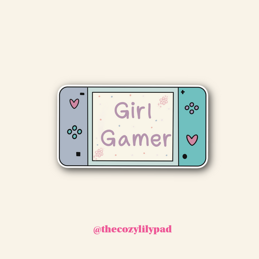 Girl Gamer Sticker