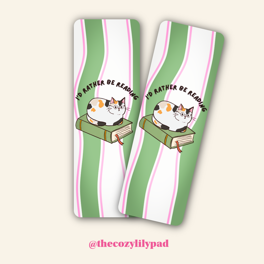 Reader Cat Bookmark