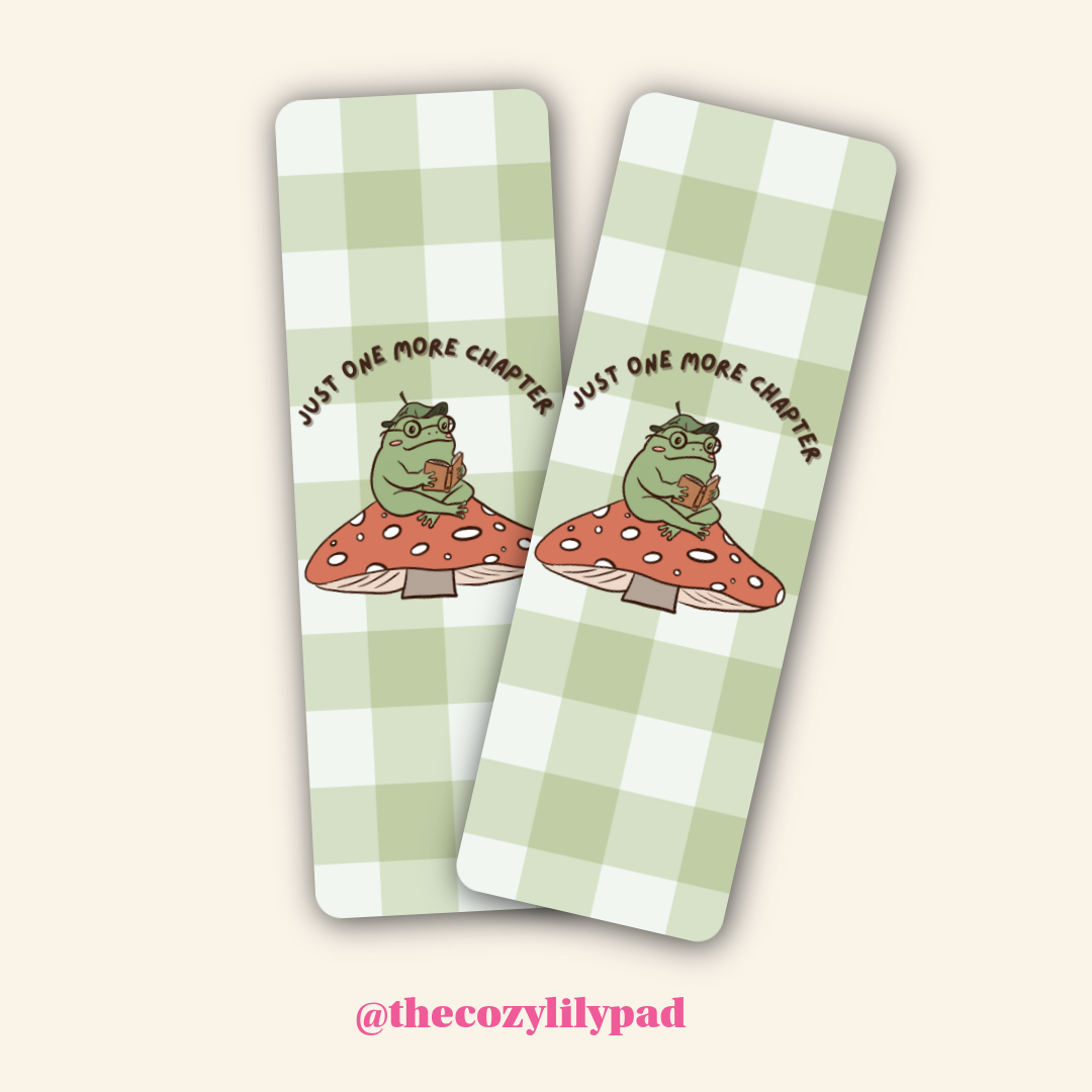 Bookish Frog Bookmark